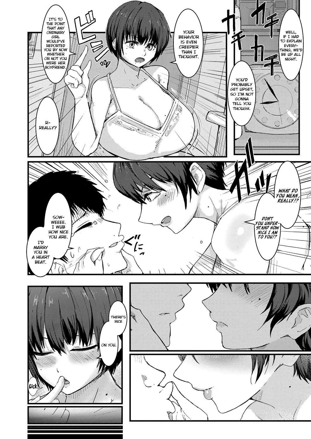 Hentai Manga Comic-My Big Breasted Girlfriend and I Live Together in Love!-Read-6